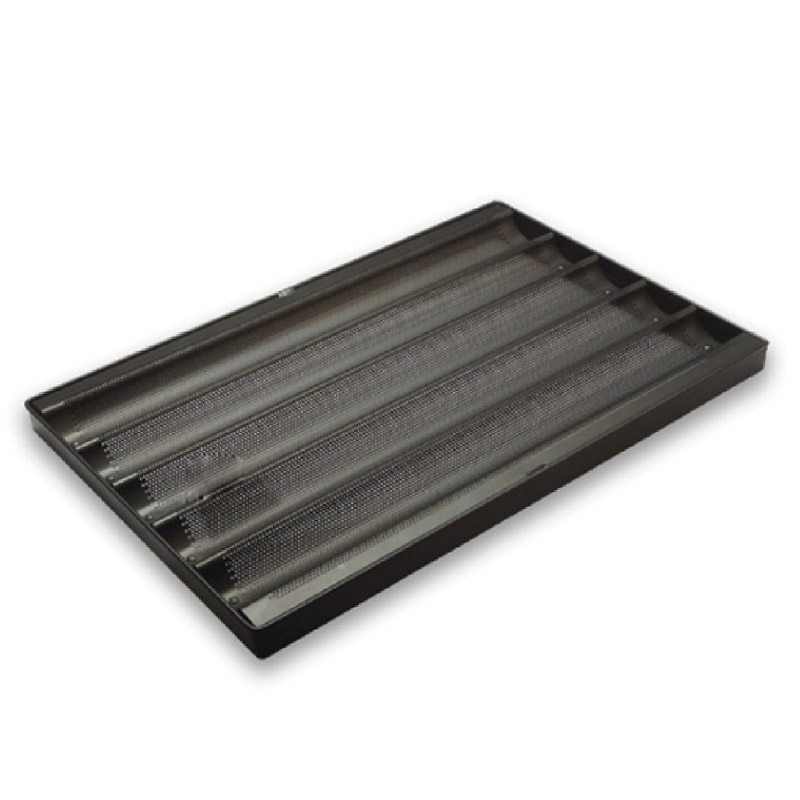 Bandeja horneo Baguette, aluminio 5 P
